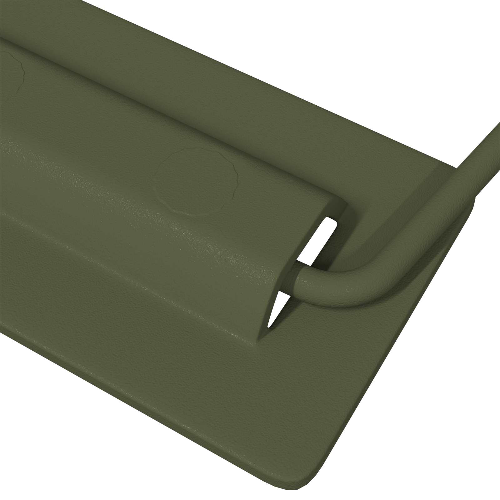 Kaappikahvat 2 Pcs Oliivivihreä 85 X 45 Mm Metalli