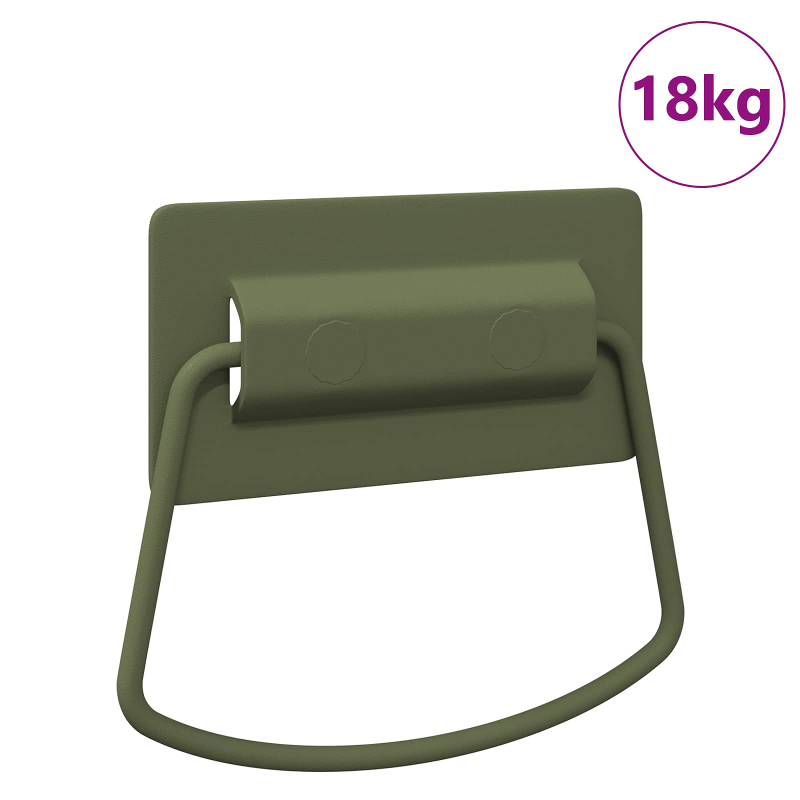 Kaappikahvat Oliivivihreä 85 X 45 Mm Metalli