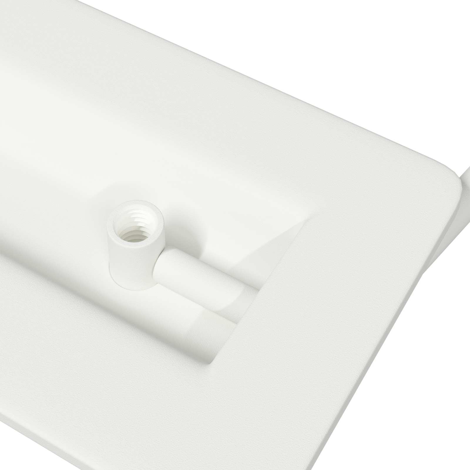 Kaappikahvat 2 Pcs Valkoinen 85 X 45 Mm Metalli