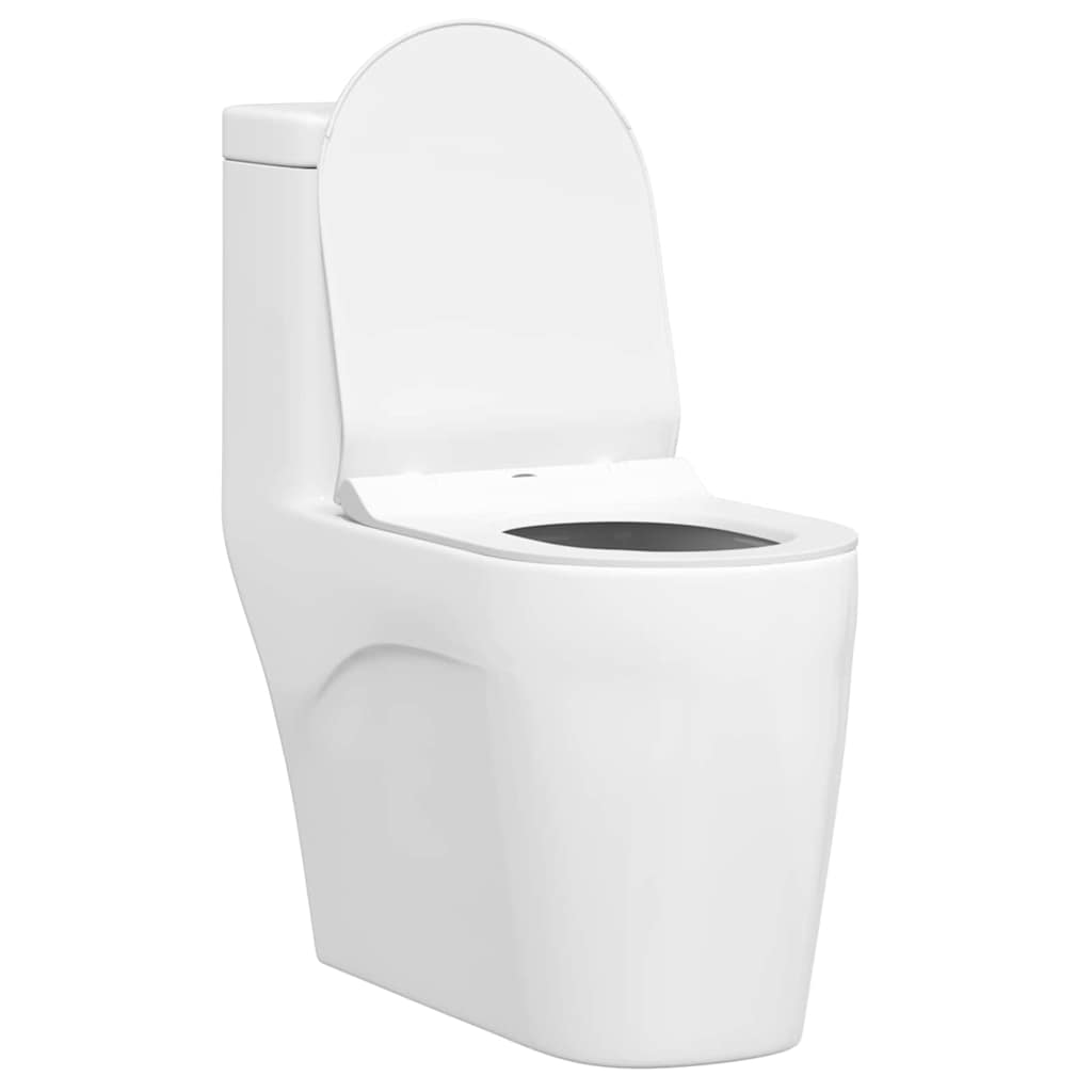 Wc-Istuin Säädettävä Valkoinen 50 X 36,5 X 5 Cm Polypropeeni