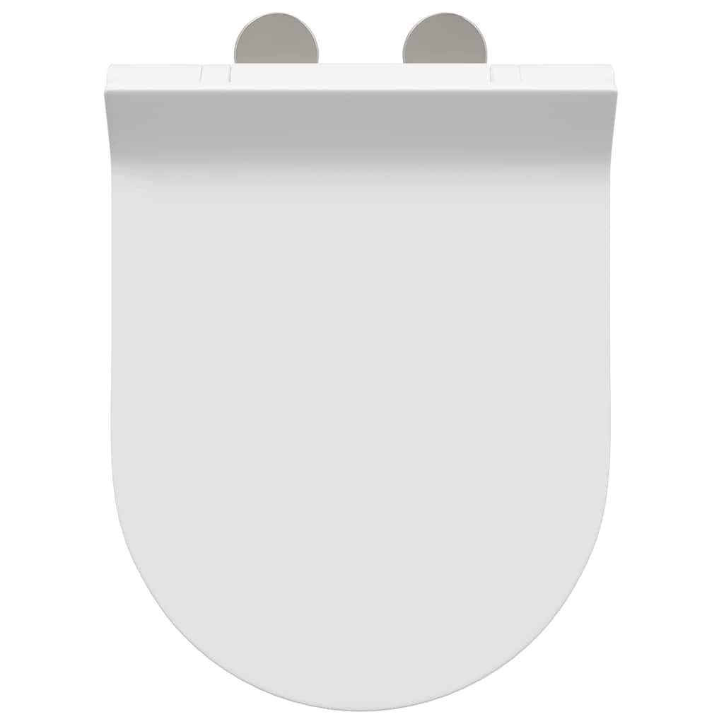 Wc-Istuin Säädettävä Valkoinen 50 X 36,5 X 5 Cm Polypropeeni