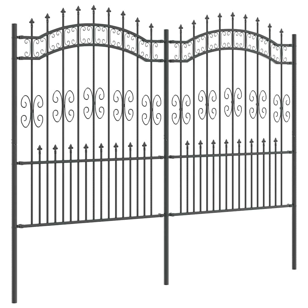 Puutarha-Aita Kampen 240 X 202,5 Cm Mesh Jauhemaalattu Teräs