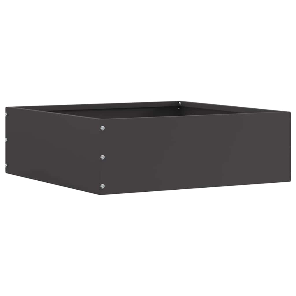 Nurmireunus 6 Pcs Musta 40 X 40 X 13 Cm Teräs