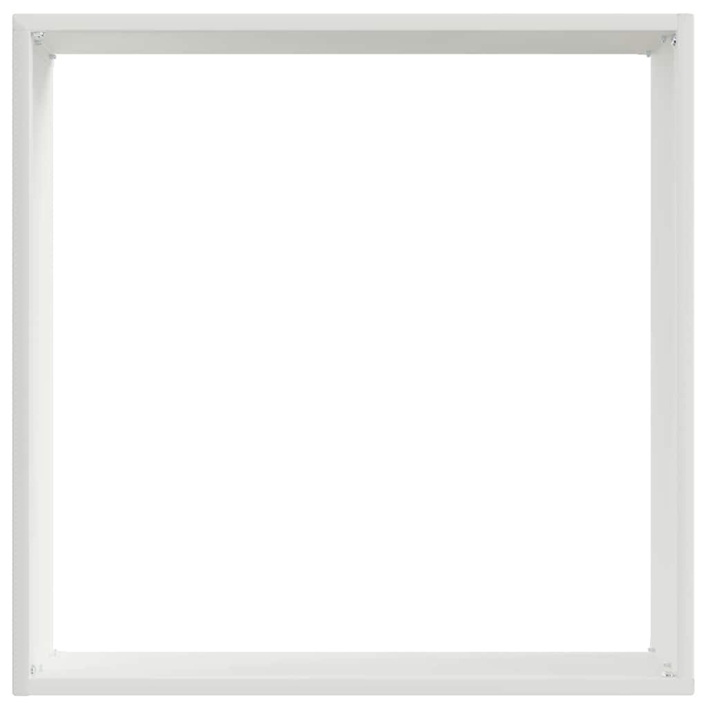 Nurmireunus Valkoinen 40 X 40 X 13 Cm Teräs