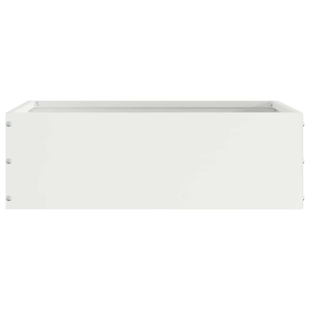 Nurmireunus 6 Pcs Valkoinen 40 X 40 X 13 Cm Teräs
