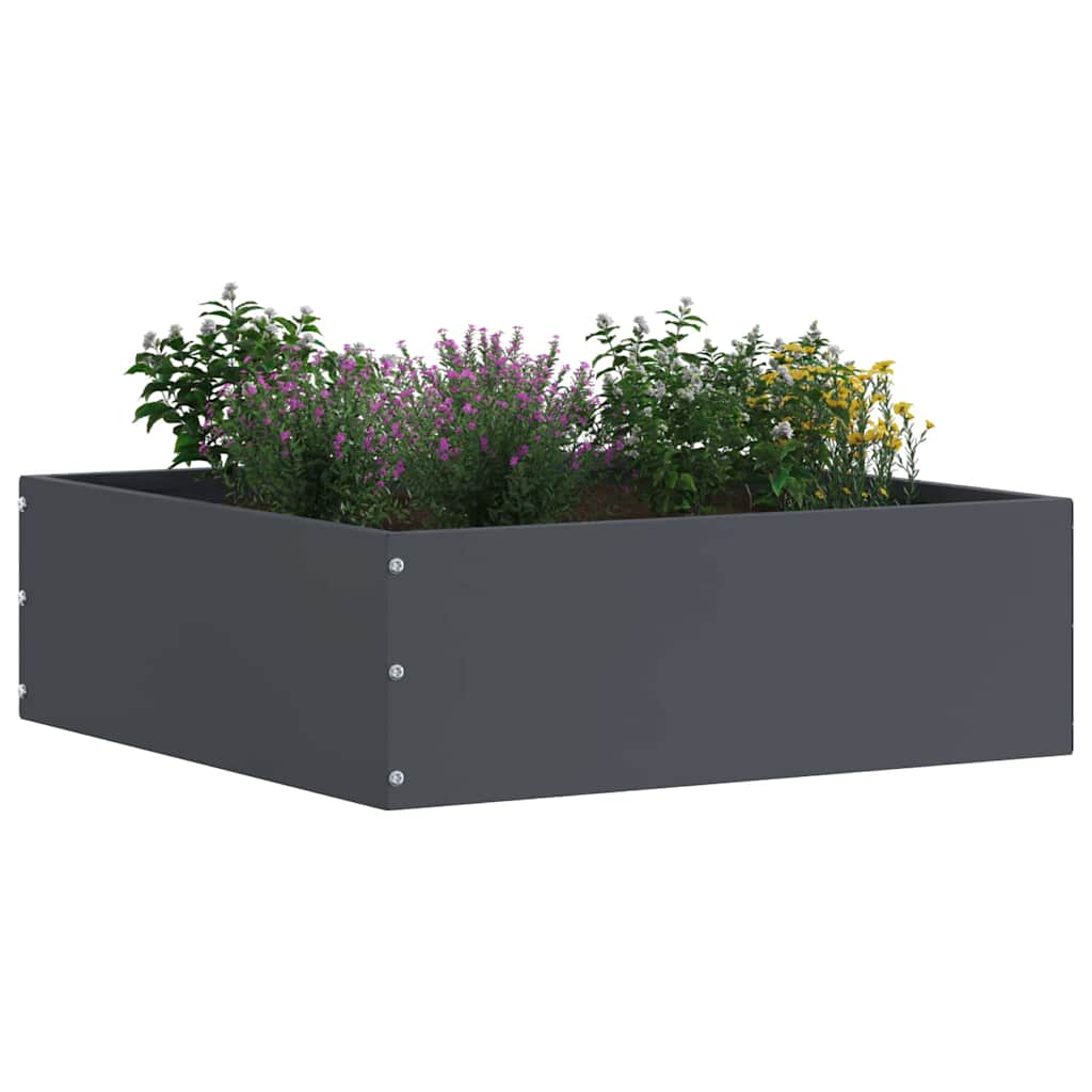 Nurmireunus 6 Pcs Antrasiitti 40 X 40 X 13 Cm Teräs