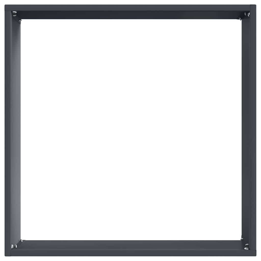 Nurmireunus 6 Pcs Antrasiitti 40 X 40 X 13 Cm Teräs