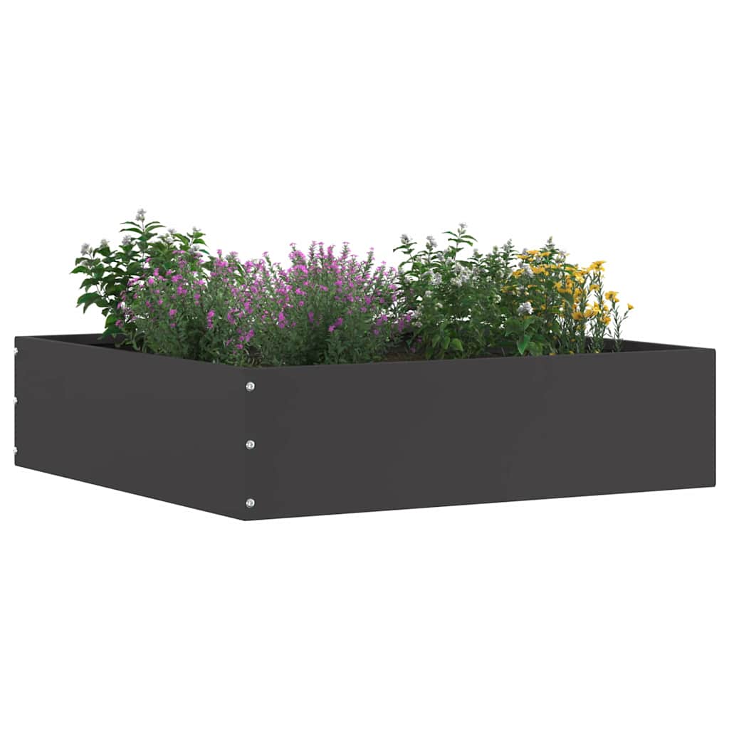 Nurmireunus Musta 50 X 50 X 13 Cm Teräs