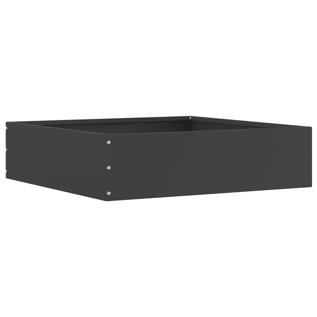 Nurmireunus 6 Pcs Musta 50 X 50 X 13 Cm Teräs