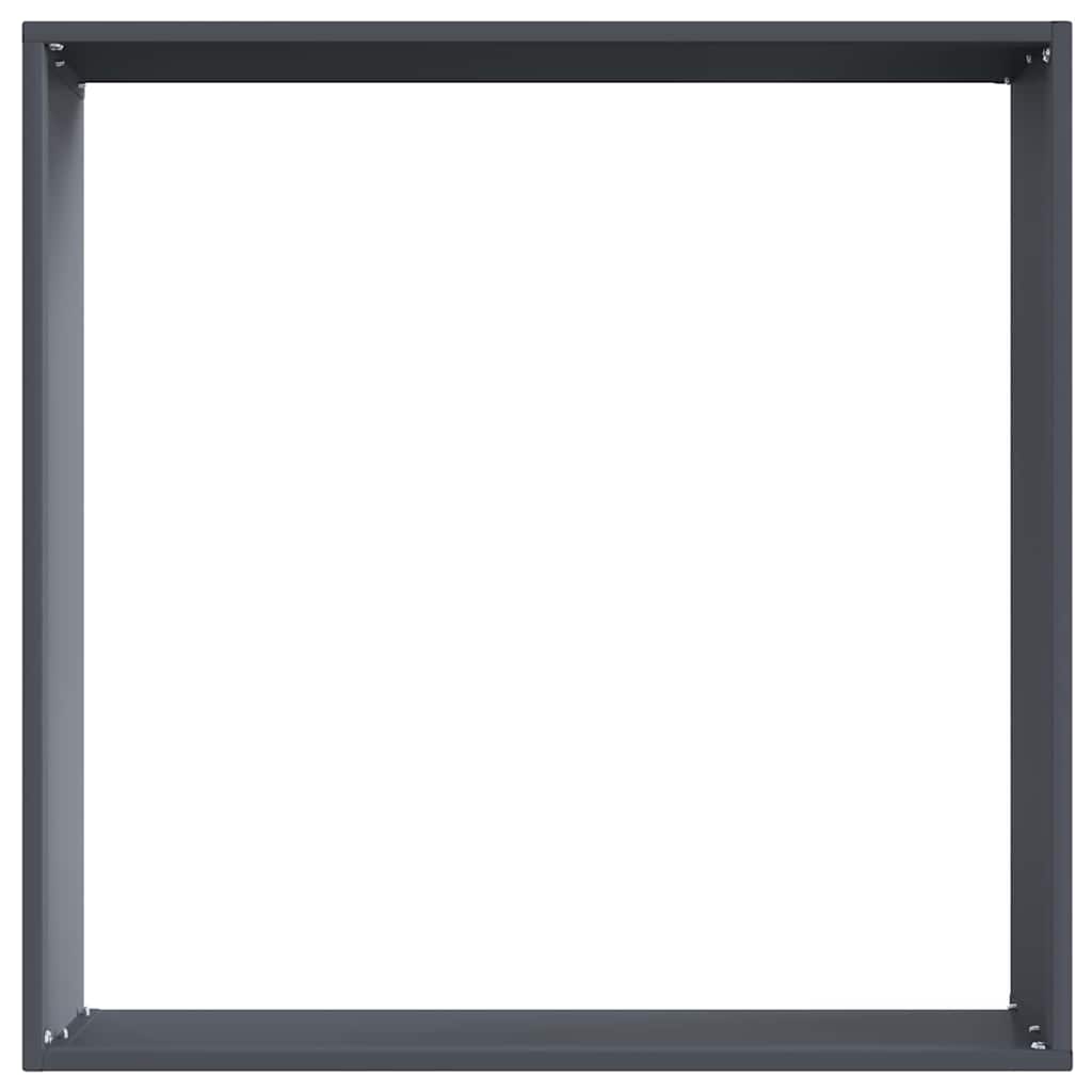 Nurmireunus 6 Pcs Antrasiitti 50 X 50 X 13 Cm Teräs