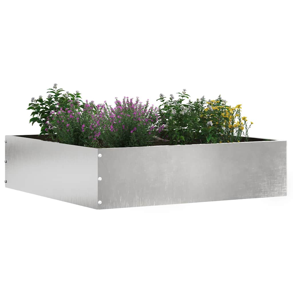 Nurmireunus 6 Pcs Hopea 50 X 50 X 13 Cm Ruostumaton Teräs