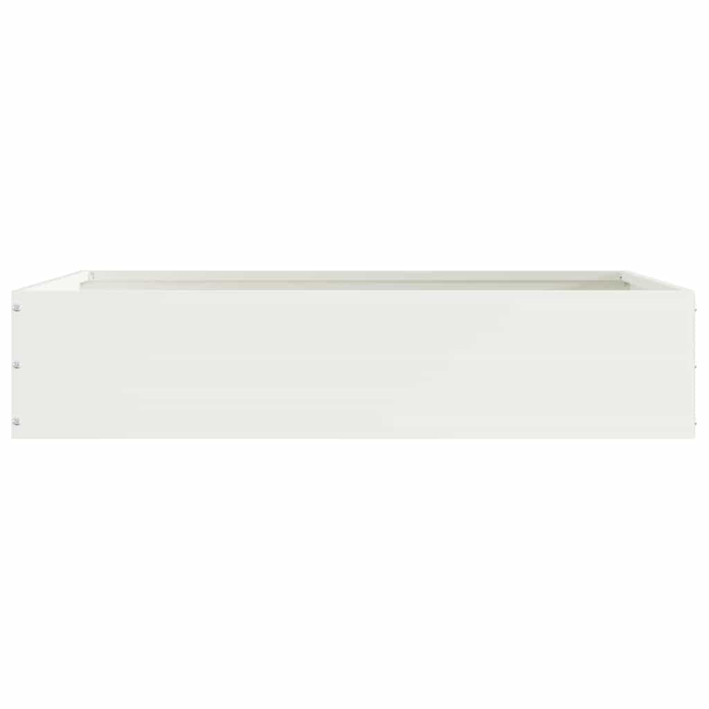 Nurmireunus 6 Pcs Valkoinen 60 X 60 X 13 Cm Teräs