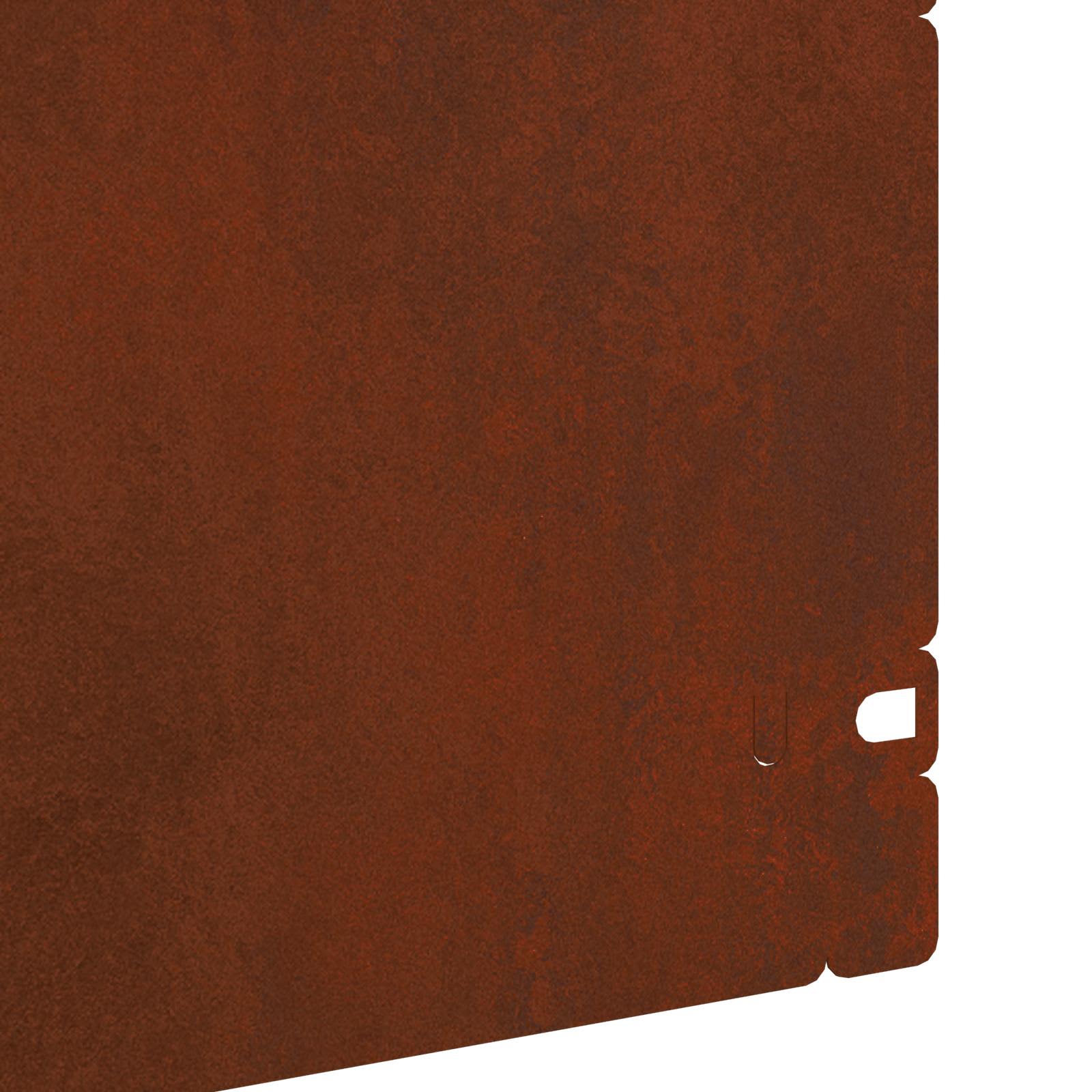 Nurmikonreunukset 10 Pcs 103 X 0,05 X 22 Cm Kulunut Teräs
