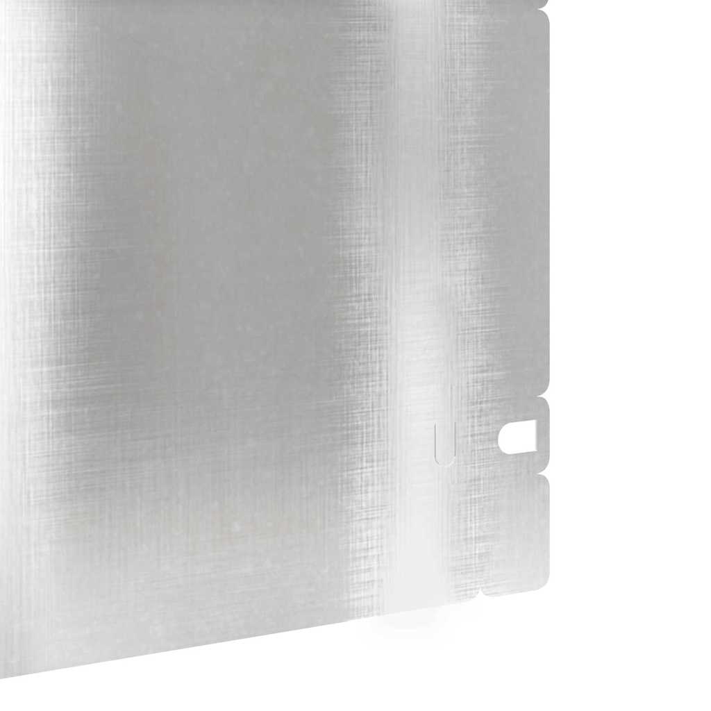 Nurmikonreunukset 20 Pcs 103 X 0,05 X 22 Cm Ruostumaton Teräs