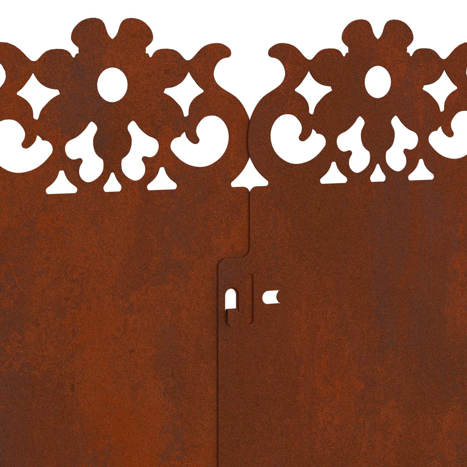 Nurmikonreunukset 20 Pcs 103 X 0,05 X 22 Cm Kulunut Teräs