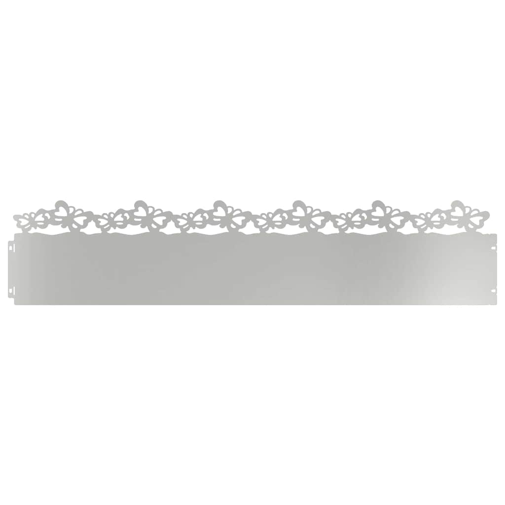 Nurmikonreunukset 30 Pcs 103 X 0,05 X 22 Cm Galvanoitu Teräs