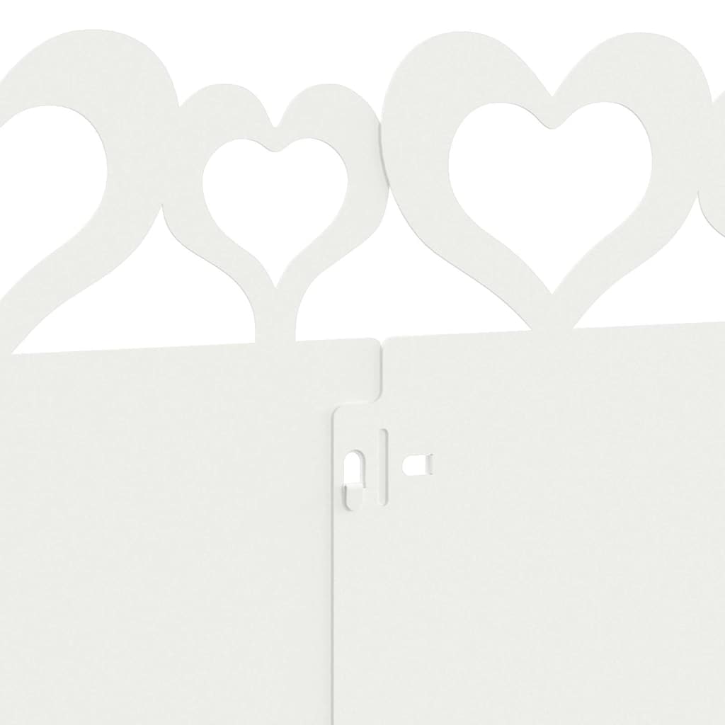 Nurmikonreunukset 10 Pcs 103 X 0,05 X 22 Cm Teräs Valkoinen