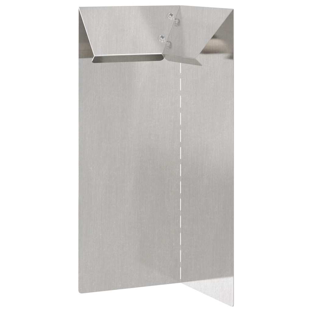 Etanaaita 10 X 10 X 25 Cm Ruostumaton Teräs Hopea