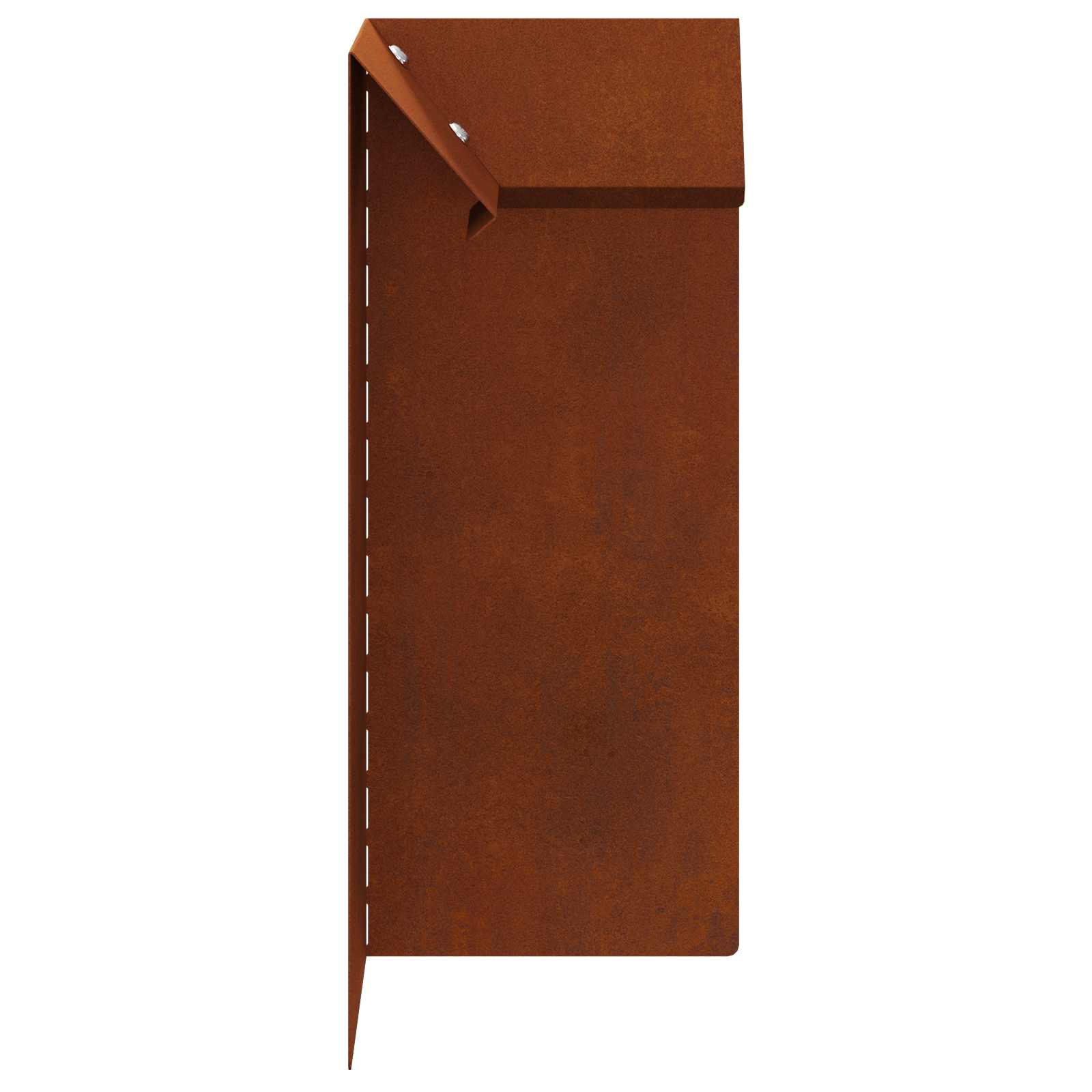 Etanaaita 4 Pcs 10 X 10 X 25 Cm Kulunut Teräs Ruosteinen