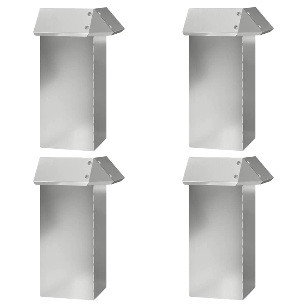 Etana-Aidat 8 Pcs 100 X 3,5 X 25 Cm Galvanoitu Teräs Hopea