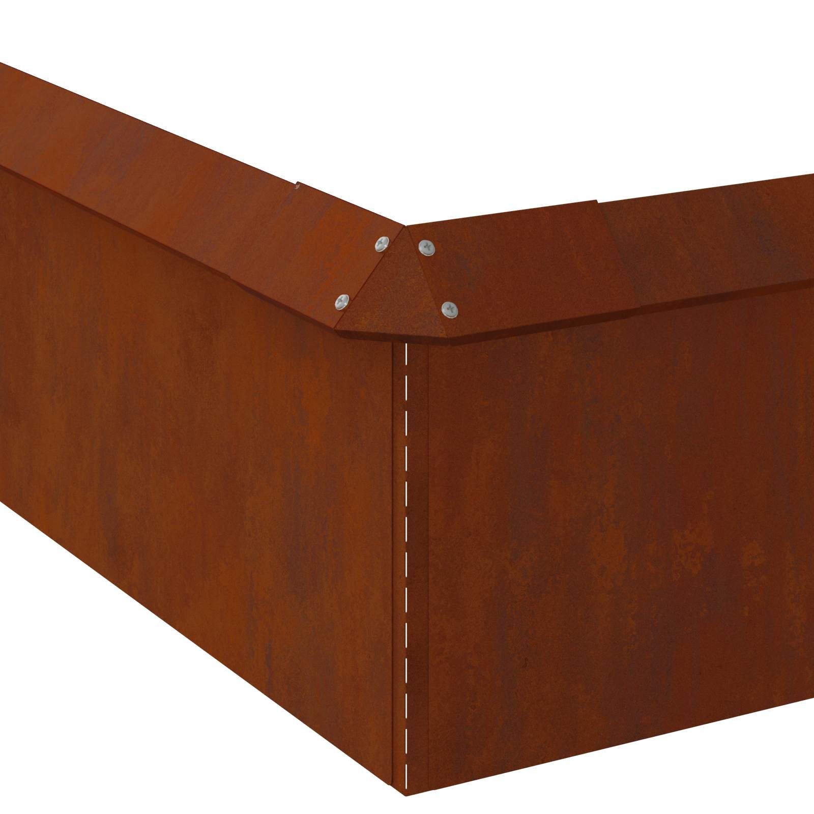 Etana-Aidat 12 Pcs 100 X 3,5 X 25 Cm Kulunut Teräs Ruosteinen