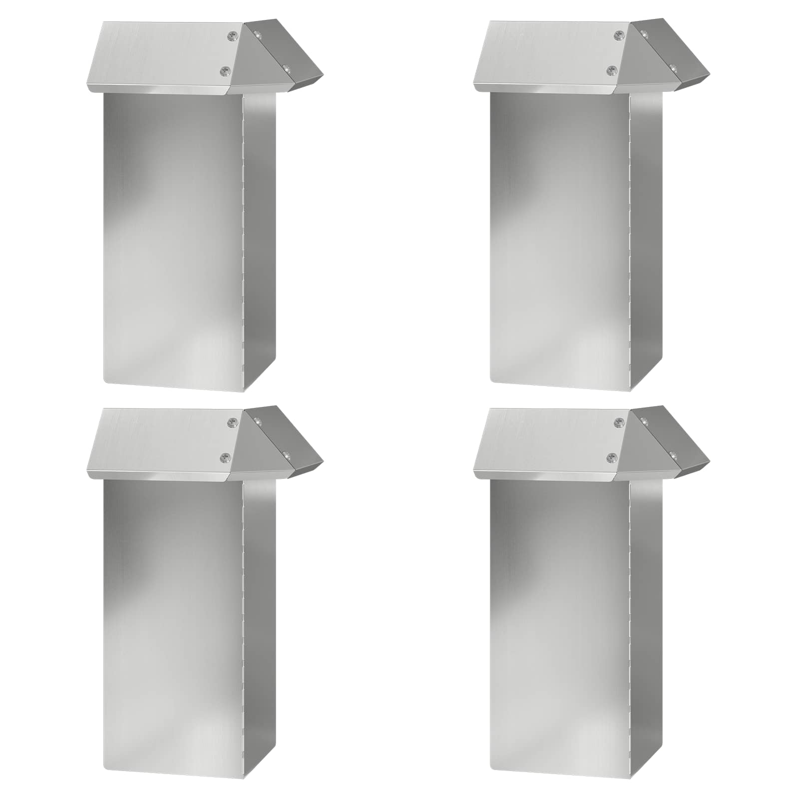 Etana-Aidat 20 Pcs 100 X 3,5 X 25 Cm Galvanoitu Teräs Hopea