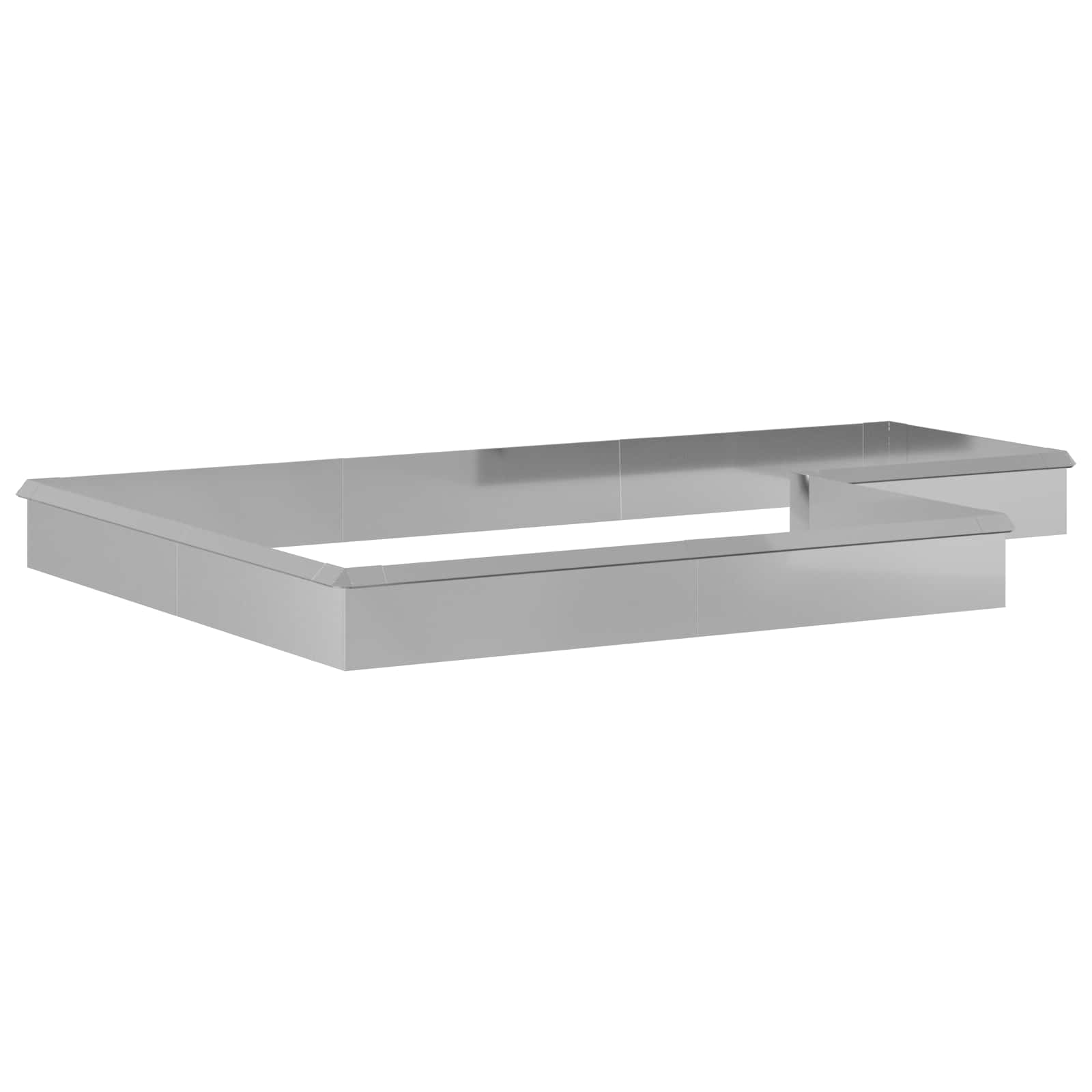 Etana-Aidat 16 Pcs 100 X 3,5 X 25 Cm Galvanoitu Teräs Hopea