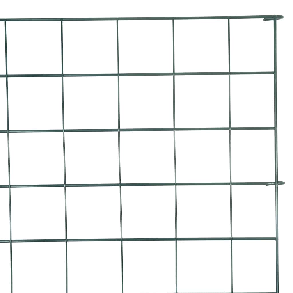Lammikkoaitasarja 8 Pcs Vihreä 50 X 80 Cm Teräs