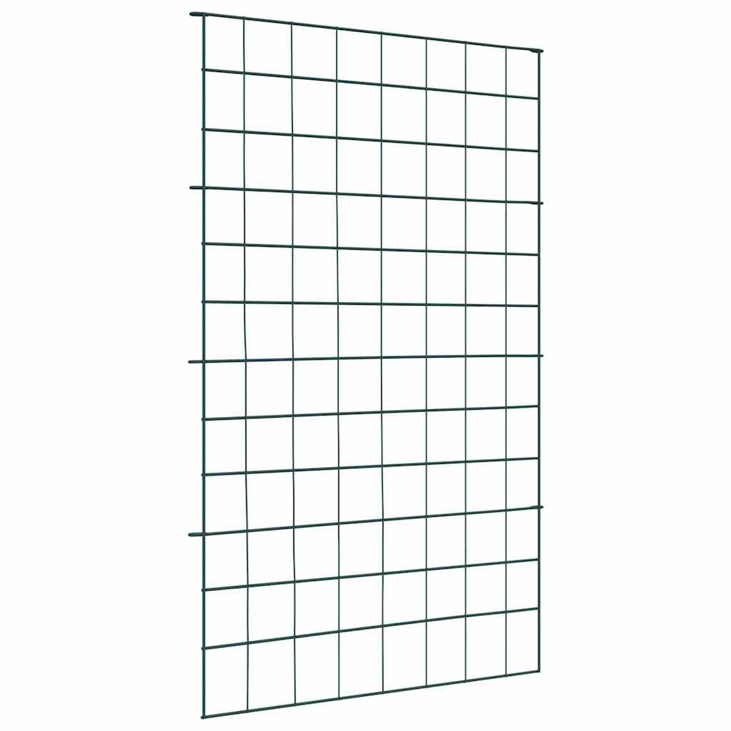 Lammikkoaitasarja 8 Pcs Vihreä 50 X 80 Cm Teräs