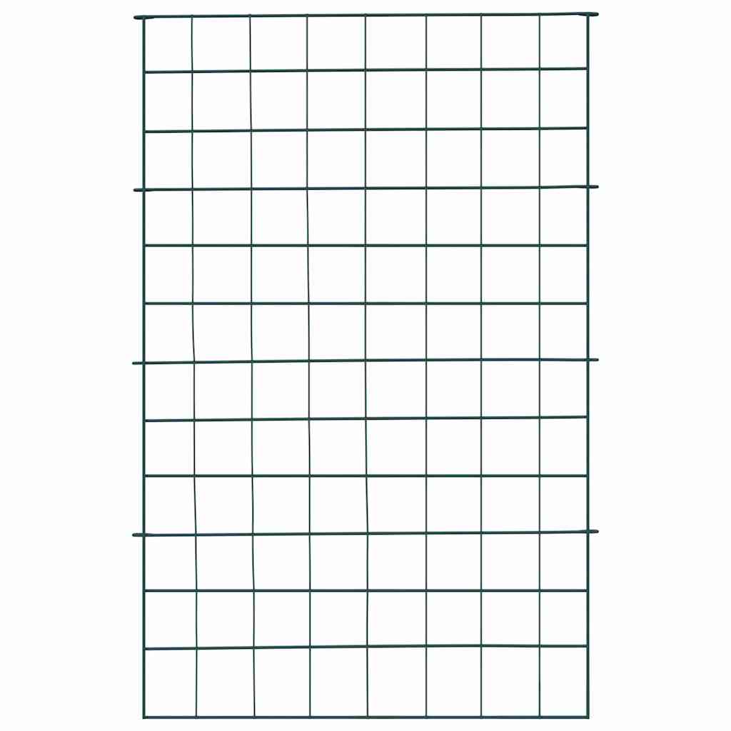 Lammikkoaitasarja 8 Pcs Vihreä 50 X 80 Cm Teräs