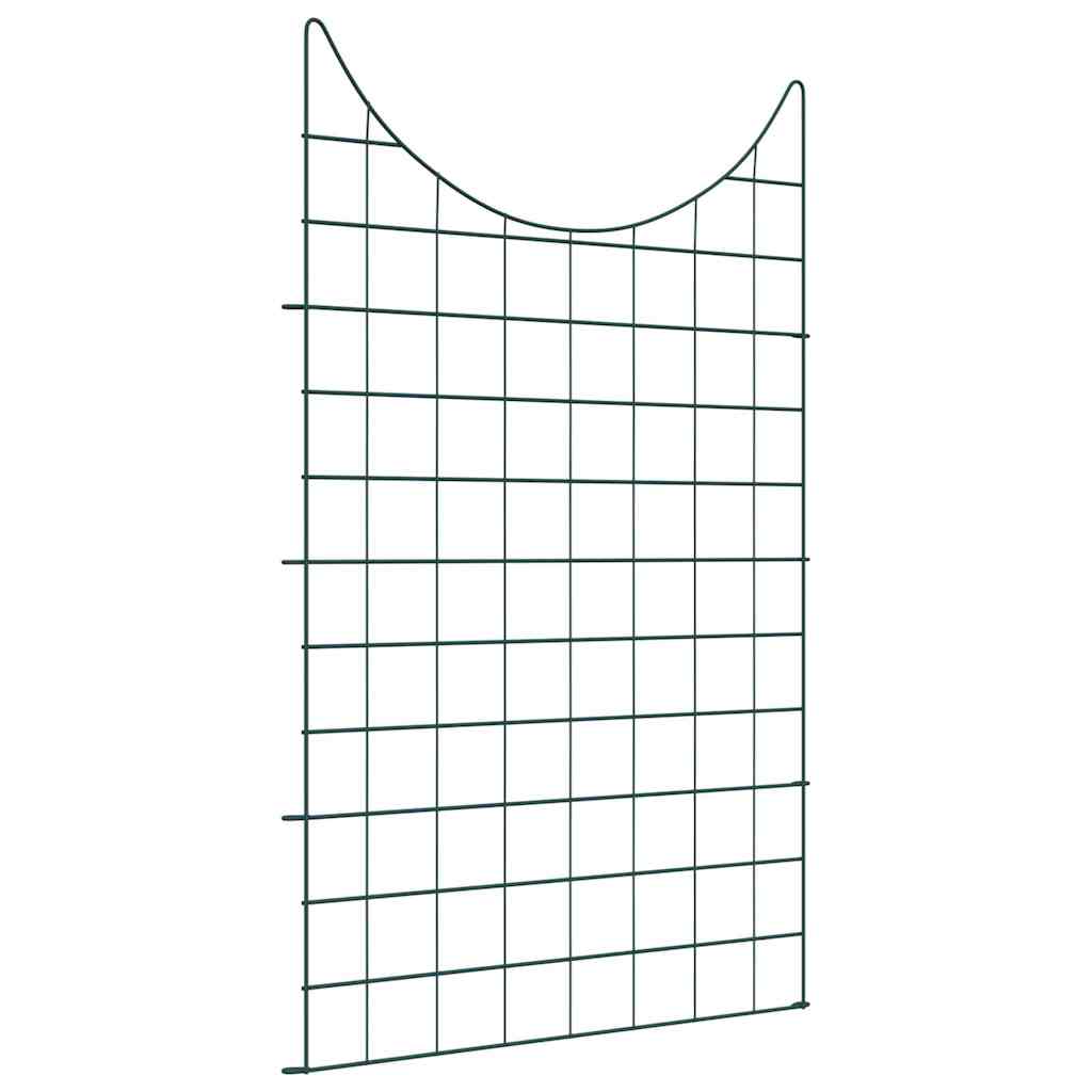 Lammikkoaitasarja 8 Pcs Vihreä 50 X 80 Cm Teräs