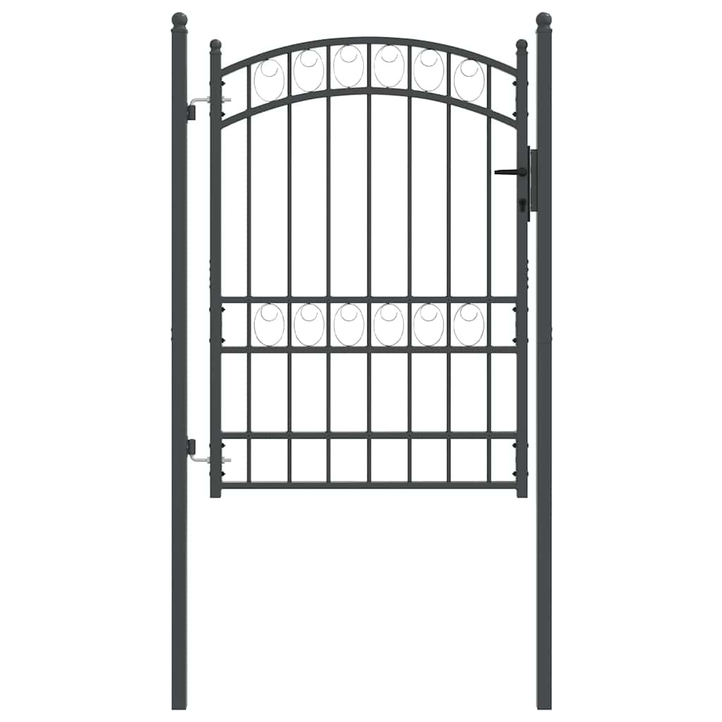 Aitausportti Emmen 170 X 100 Cm Jauhemaalattu Teräs Harmaa