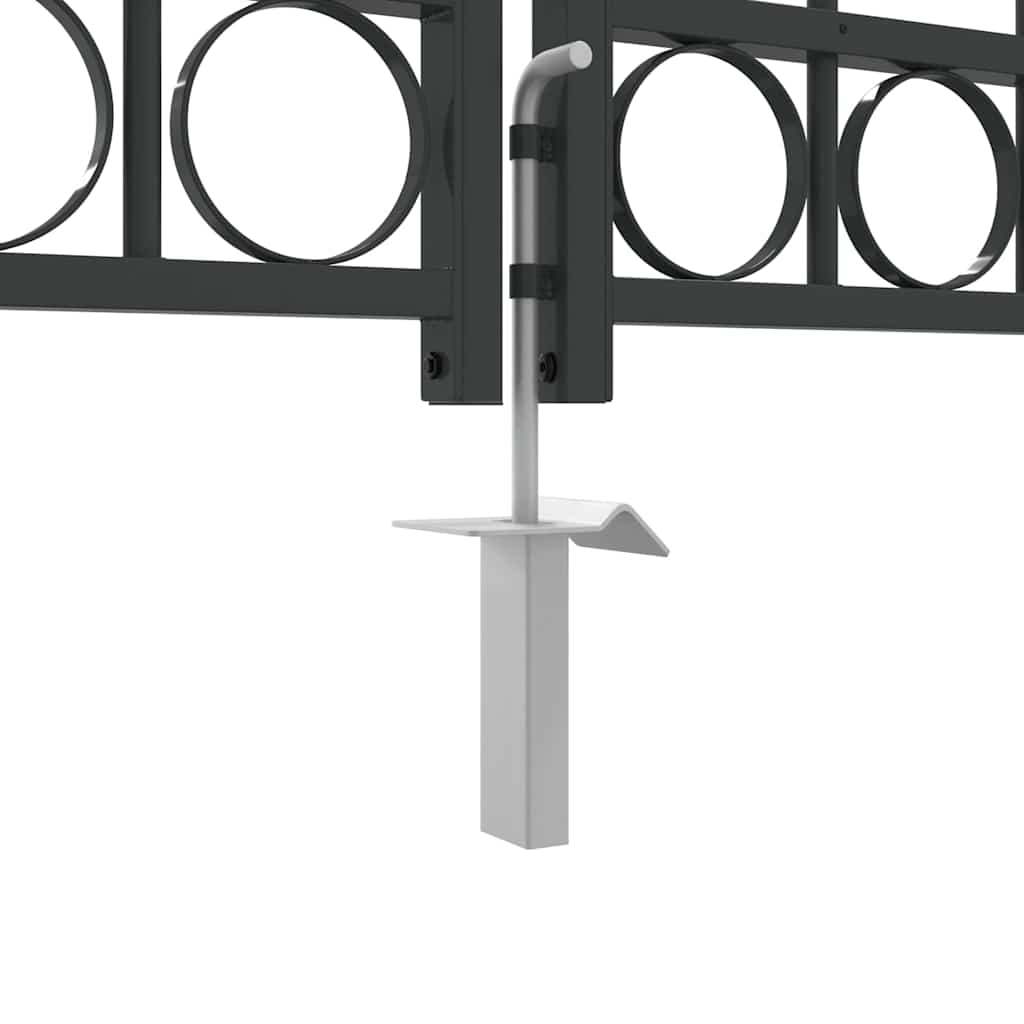 Aitausportti Assen 301 X 175,5 Cm Teräs Harmaa Lukittava