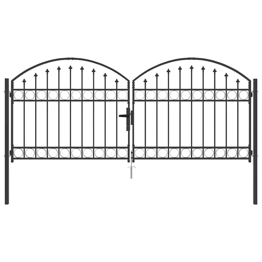 Aitausportti Assen 301 X 175,5 Cm Teräs Harmaa Lukittava