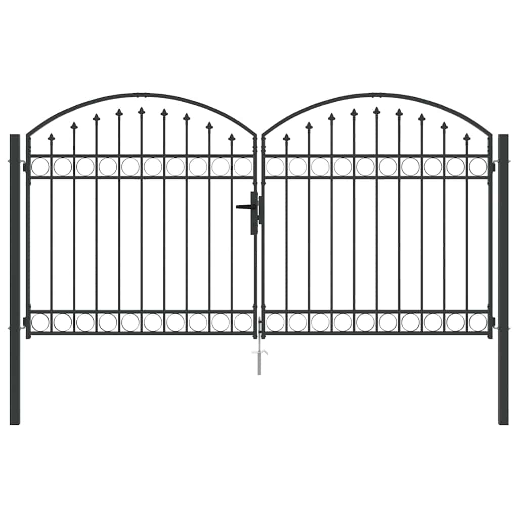 Aitausportti Assen 301 X 200 Cm Teräs Harmaa Lukittava