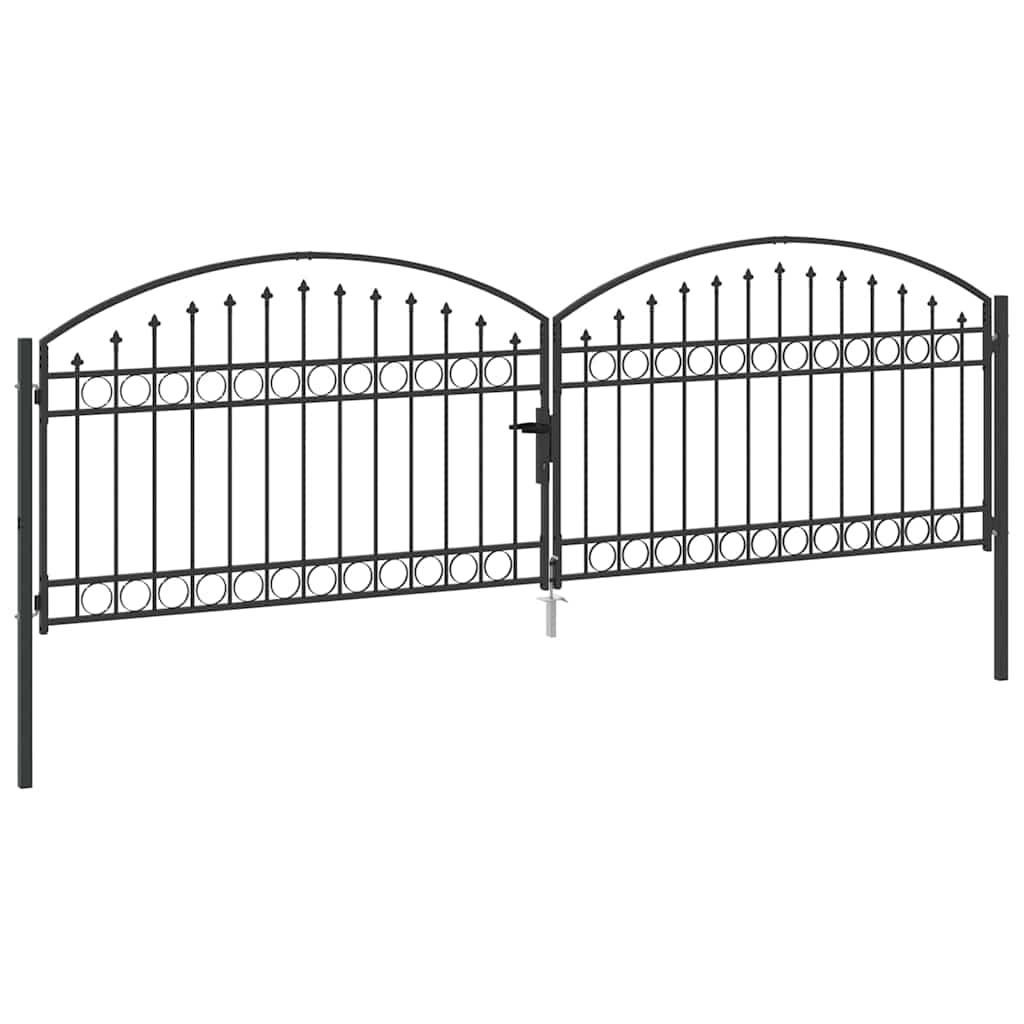 Aitausportti Assen 401 X 175,5 Cm Teräs Harmaa Lukittava