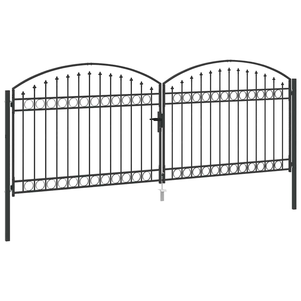 Aitausportti Assen 401 X 200 Cm Teräs Harmaa Lukittava