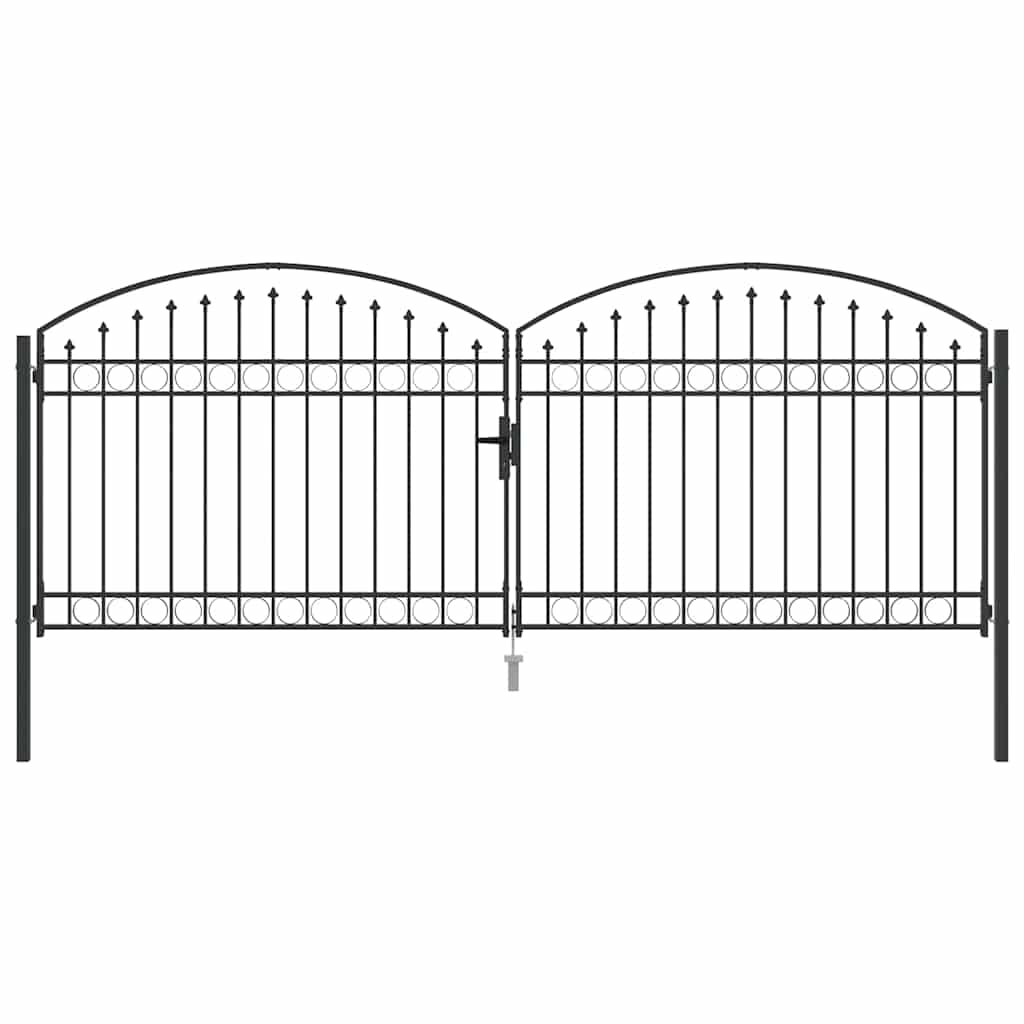 Aitausportti Assen 401 X 200 Cm Teräs Harmaa Lukittava
