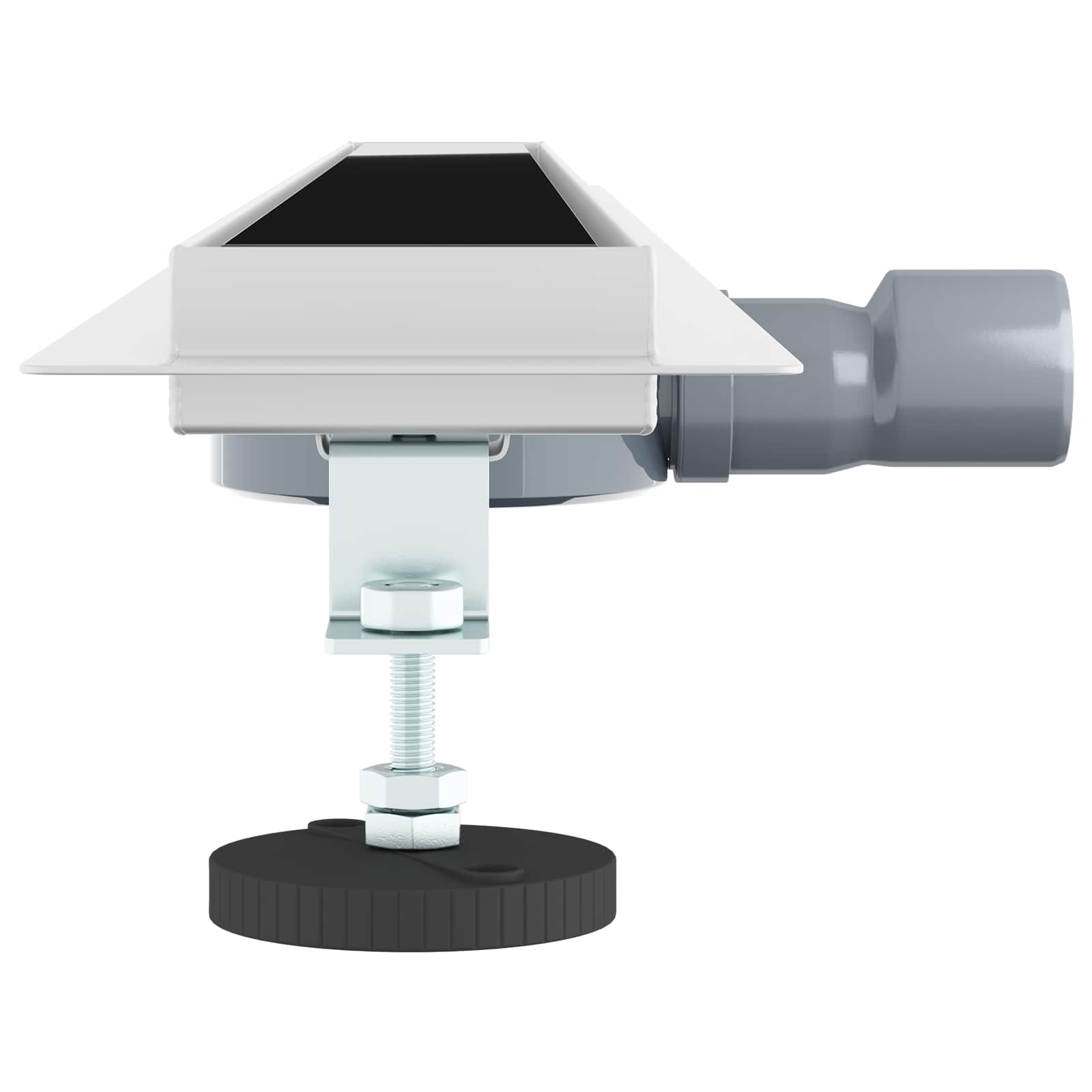 Suihkukaivo Lasikannella Ja 360° Syphonilla Musta 100 Cm