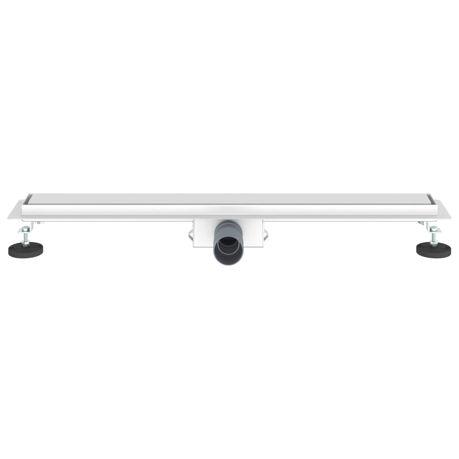 2 In 1 Suihkuviemär Hopea 80 Cm Ruostumaton Teräs 304