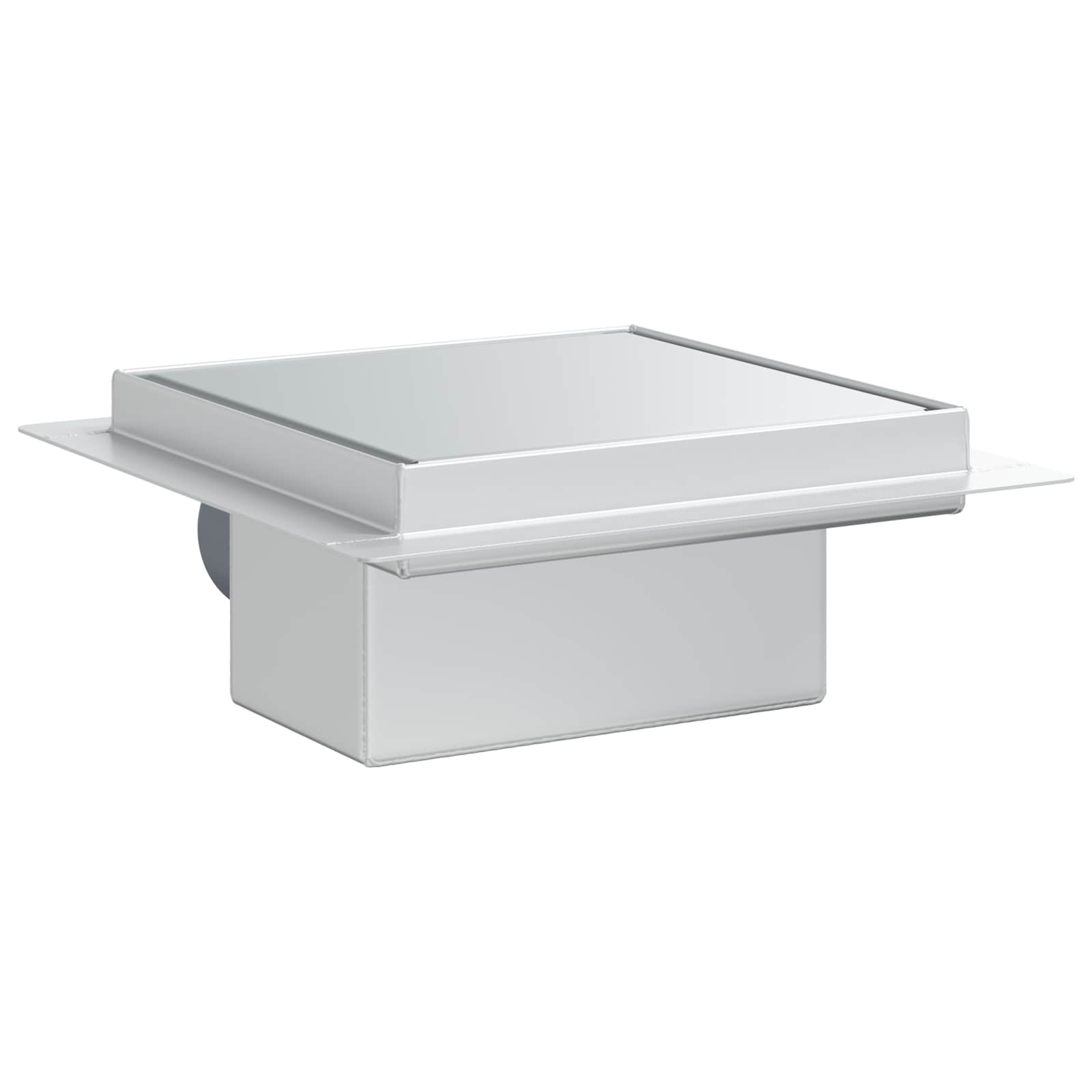 2 In 1 Suihkuviemär Hopea 15 X 15 Cm Ruostumaton Teräs 304