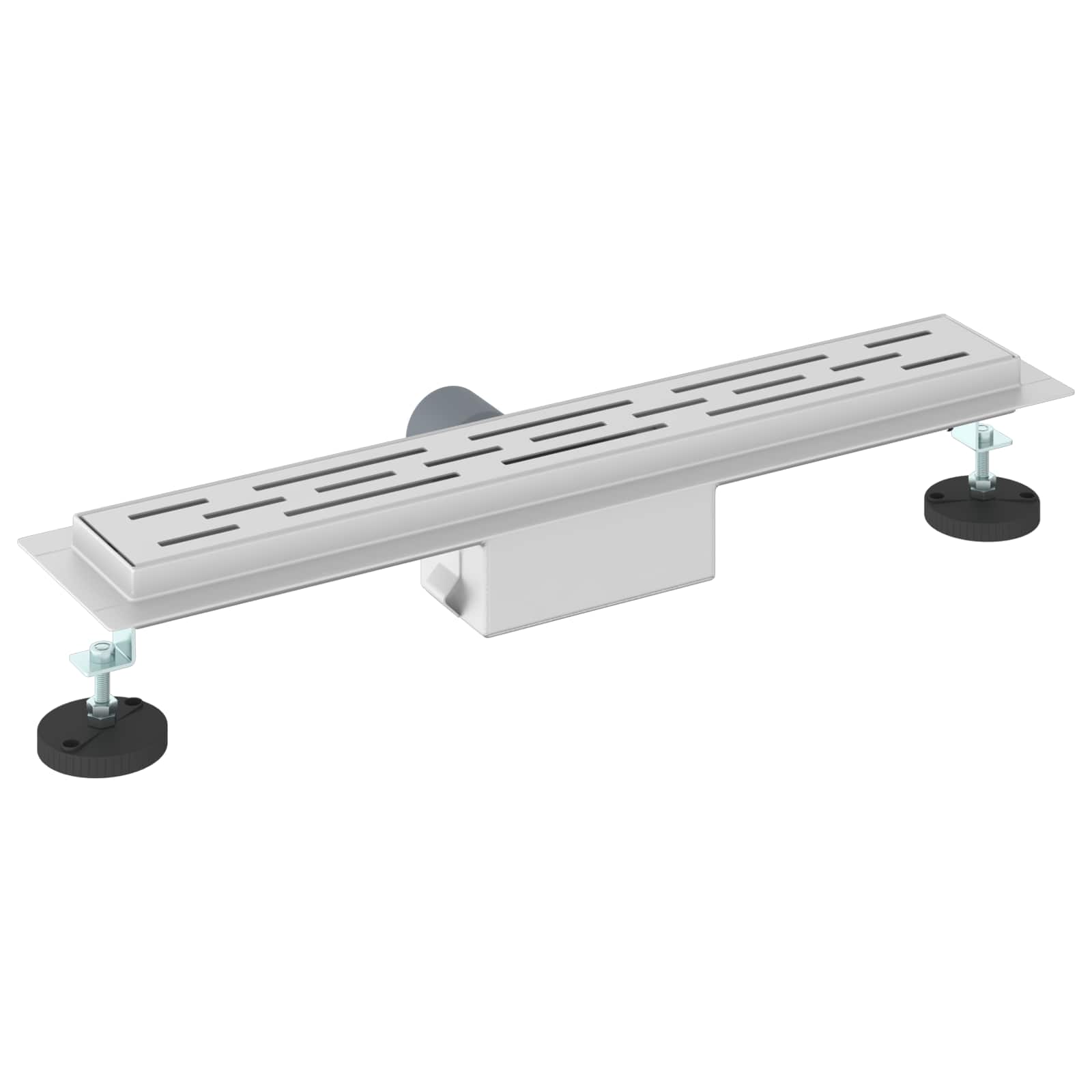 Suihkuviemäri Rivisuunnittelulla Hopea 50 Cm