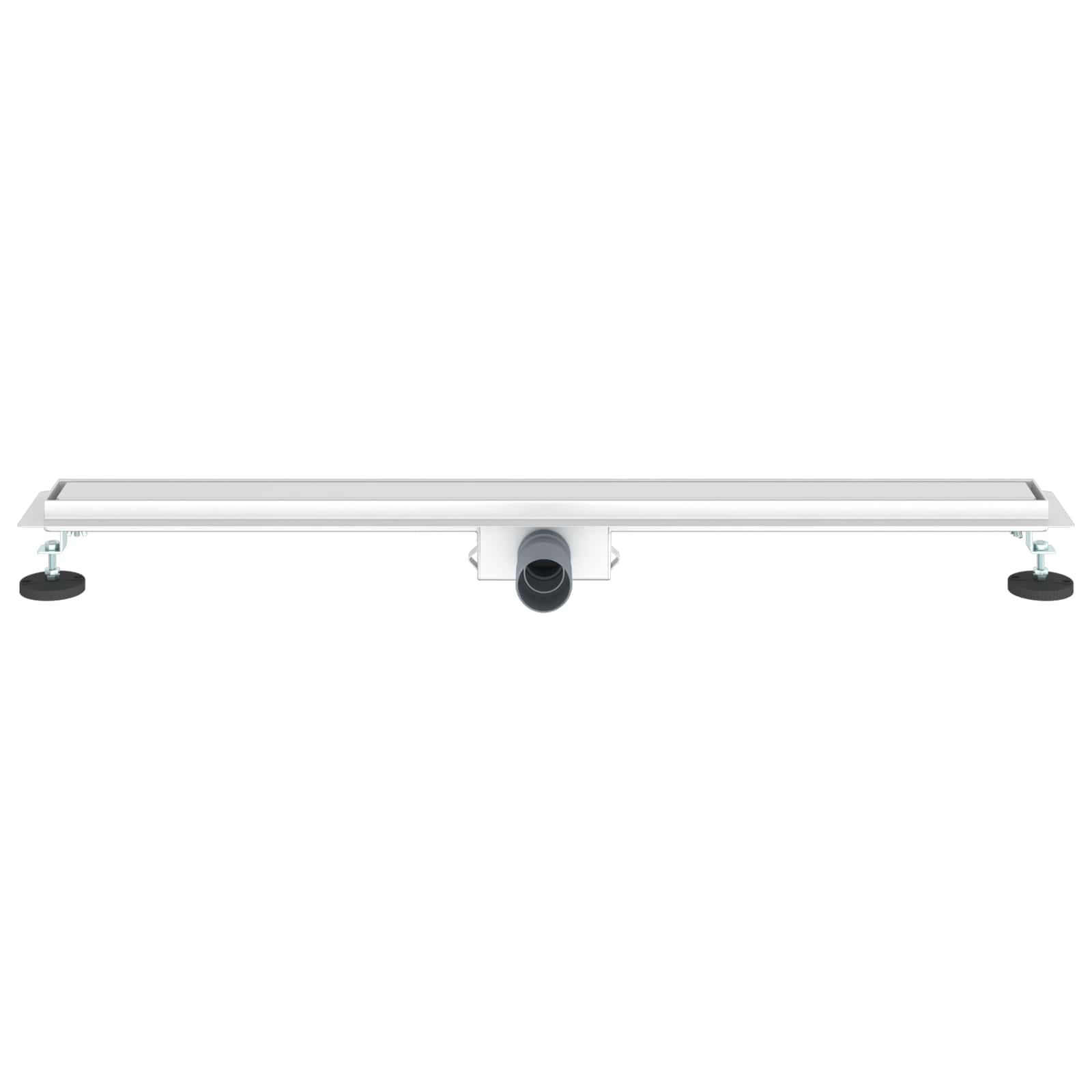 2 In 1 Suihkuviemär Hopea 90 Cm Ruostumaton Teräs 304