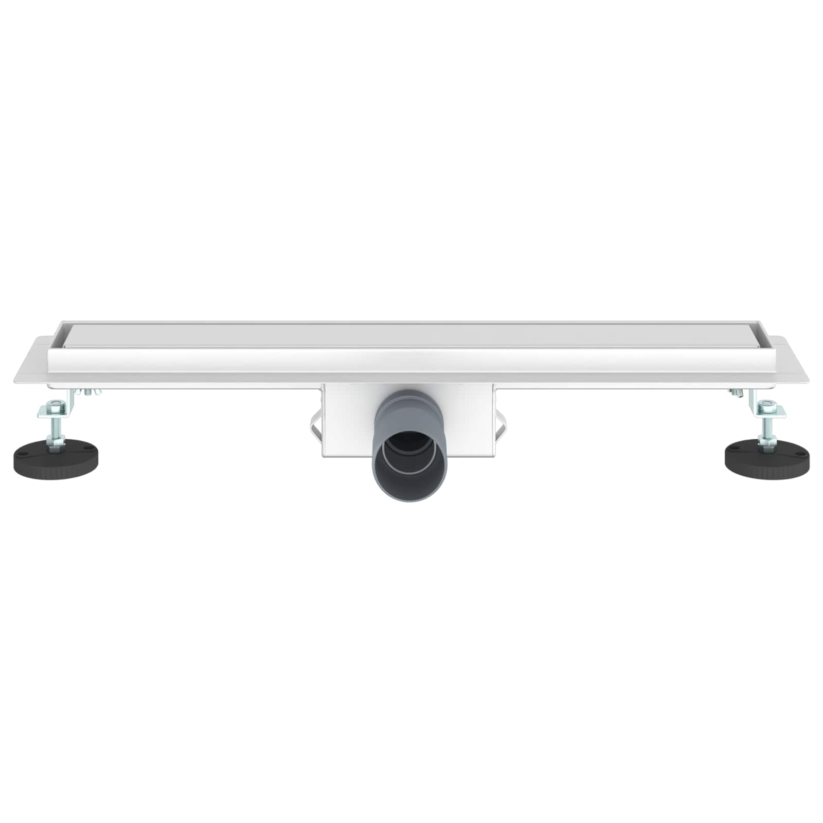 2 In 1 Suihkuviemär Hopea 60 Cm Ruostumaton Teräs 304