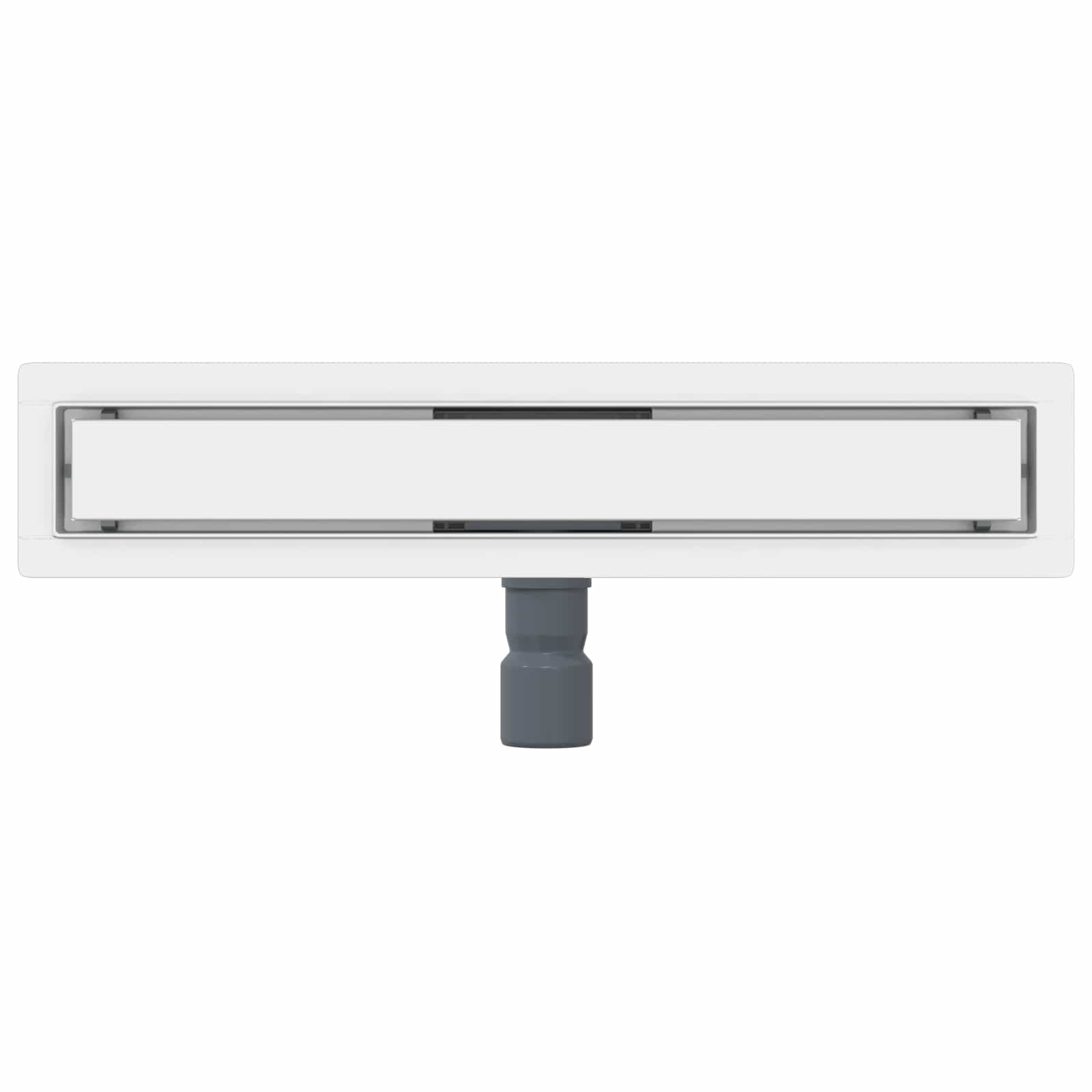 2 In 1 Suihkuviemär Hopea 60 Cm Ruostumaton Teräs 304