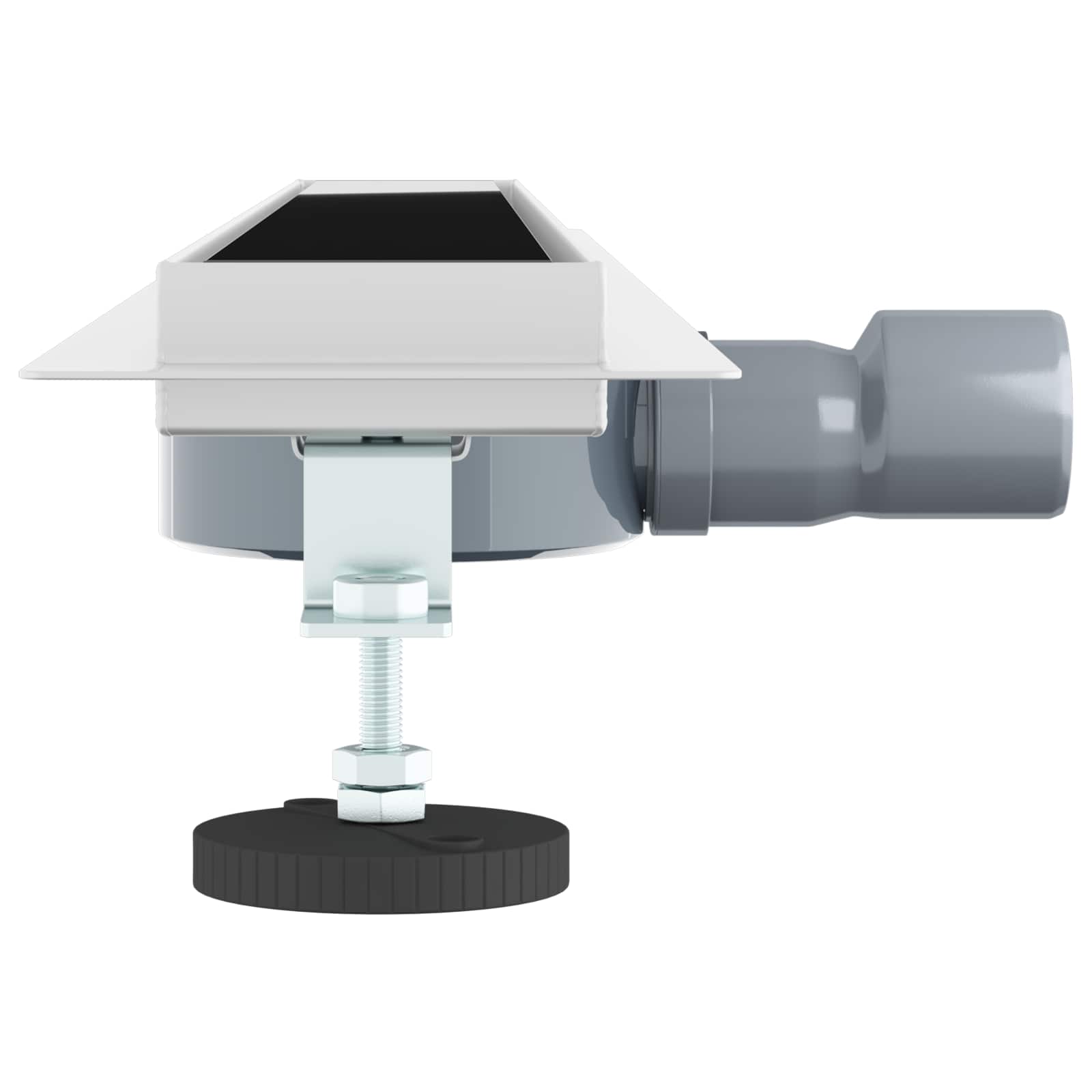 Suihkukaivo Lasikannella Ja 360° Syphonilla Musta 80 Cm