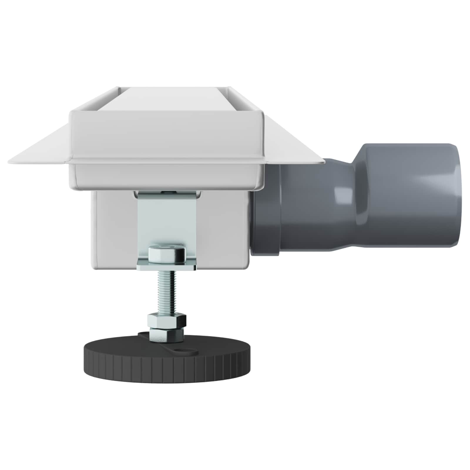 2 In 1 Suihkuviemär Hopea 50 Cm Ruostumaton Teräs 304