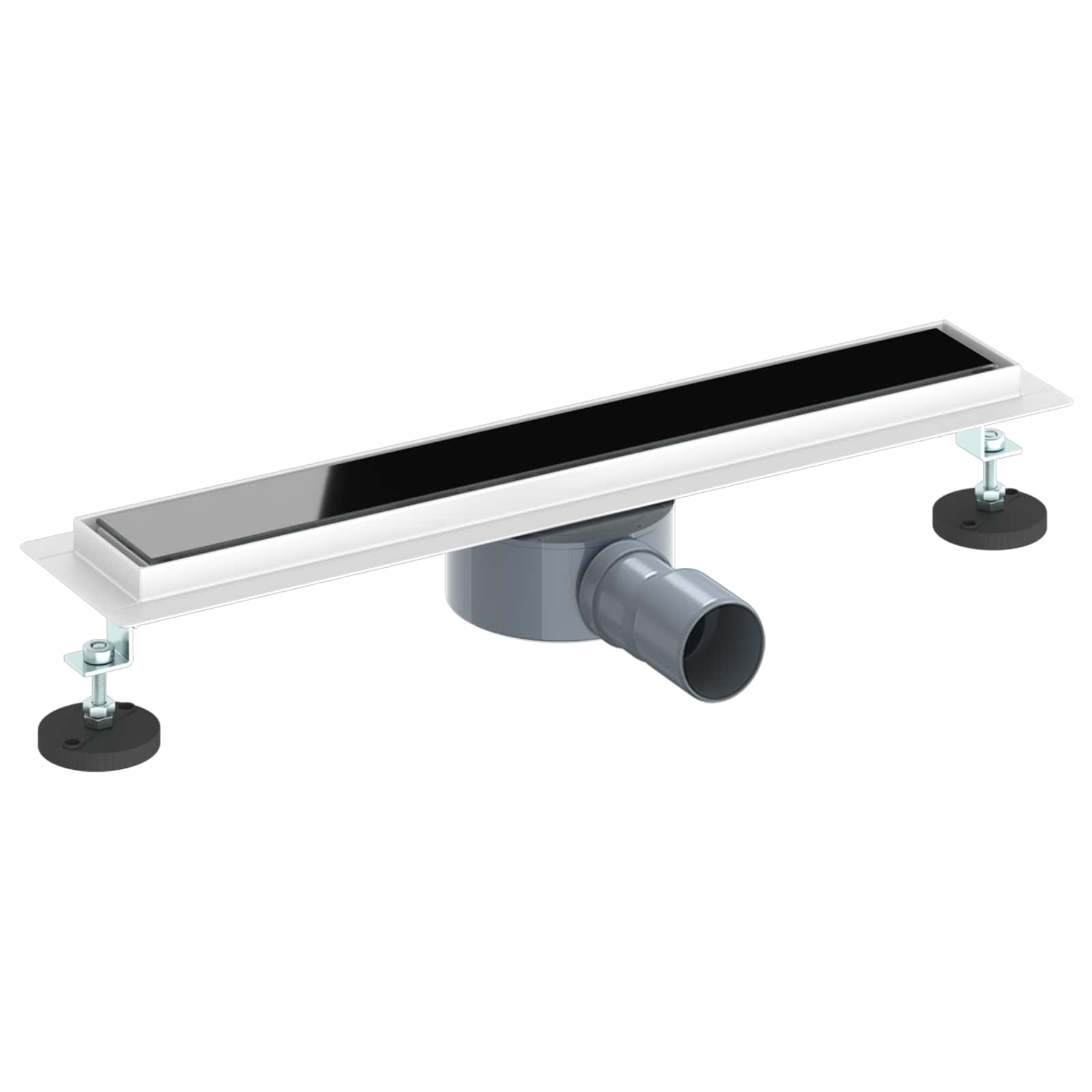 Suihkukaivo Lasikannella Ja 360° Syphonilla Musta 50 Cm