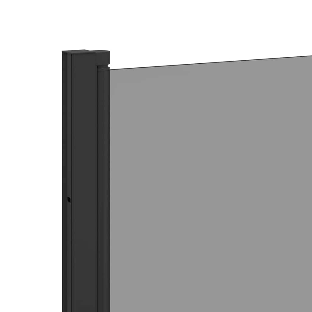 Suihkuseinä Musta 130 X 138 Cm Esg-Lasi Ja Alumiini