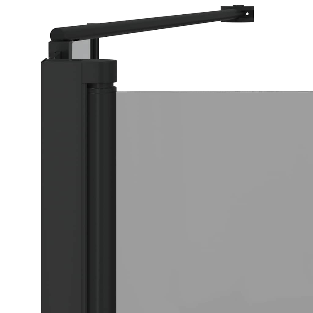 Suihkuseinä Musta 120 X 68 X 130 Cm Esg-Lasi Ja Alumiini